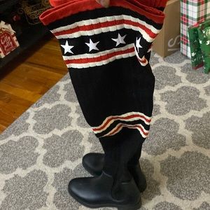 Authentic Givenchy thigh high sock boot. Like New Condition